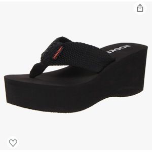 Rocket dog black platform sandals